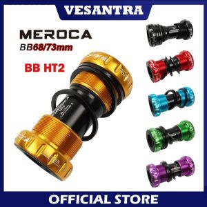Meroca Bottom Bracket HT2 M68 73mm Alloy BB BSA Hollowtech Bearing Box