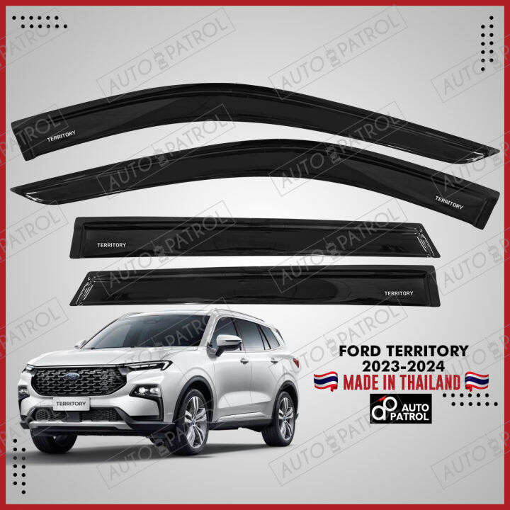 FORD TERRITORY 2023-2024 Window Door Visor Black / Rain / Sun Doorvisor ...