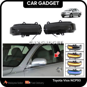 Toyota Vios Dugong Dynamic LED Turn Signal Light Side Mirror Lamp Indicator For NCP93 2007-2012 Car Gadget Replacement
