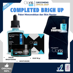 Clorismen Completed Bright Up - Paket Produk lengkap Mencerahkan dan Menjaga Skin Barrier untuk Pria