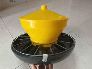 Máng Ăn Cho Gia Cầm Thế Hệ mới Sức Chứa 10kg - Máng Ăn Chống Bới Siêu Bền