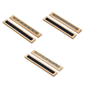 Handmade Wooden Incenses Holder Incenses Burners Holder for Stick Insence Burners for Relaxation Meditations Yoga Room