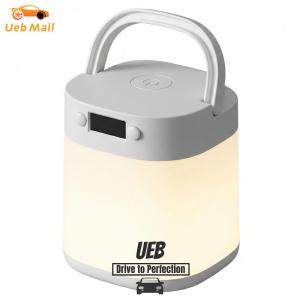 [UEB Mall] Portable Breastfeeding Night Lamps with Clock Portable LED Camping Lantern for Toddlers Kids Adults Bedroom Living Room Gift