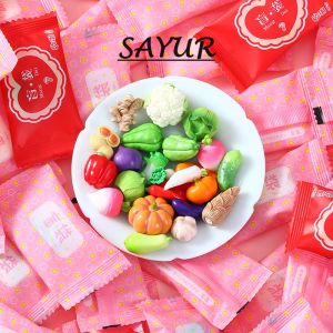 Mini Figur HewanFoodFruit lucu Blind Box Miniatur Mainan cute Mang Dai