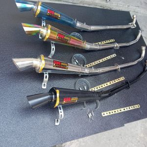 Knalpot kenalpot Racing KOU MAHACHAI Bluemoon Rainbow pelangi chrome blacK hitam Jupiter z z1 Vega r zr Astrea grand legenda prima star Supra x 110 125 fit Smash Shogun kharisma blade kirana revo absolute murah