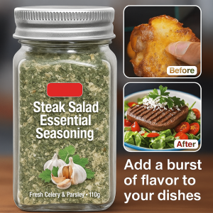 Steak salad seasoning essential compound one second fresh pasta sauce