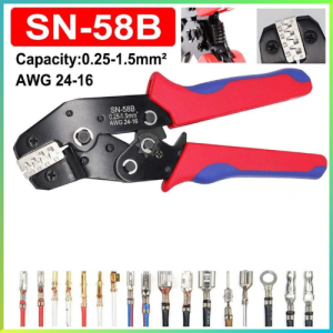 BEST SELLER Tang Crimper Terminal Cable Plier Compression Tool SNA 48B / Tang penyambung kabel listrik / tang crimping multifungsi anti gagal full set 1 set serba guna kabel / tang kabel multifungsi listrik serbaguna otomatis anti setrum potong pemotong