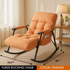 ⚡️LIKE BUG⚡️Furze Foldable Rocking Chair with Strong Steel | Sofa Goyang adjustable belakang