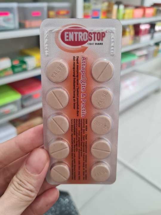 ENTROSTOP TABLET ISI 10 BUTIR OBAT DIARE OBAT MENCRET