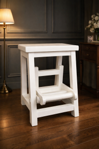 2-step ladder chair foldable step stool chair convertible to step ladder multi-function two-step ladder foldable and assembled