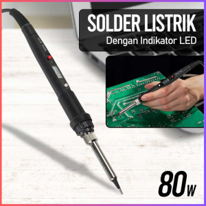 KING SONEX Electric Solder LCD Soldering 80W 220V -  solder servis handphone hp tv elektronik / alat solder listrik satu set lengkap murah yang bagus