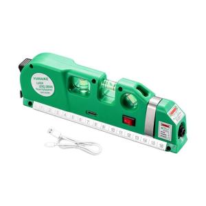 Thước đo mức đa chức năng với ống bọt nước thước dây công cụ đo đế nhôm di động công cụ gia công gỗ