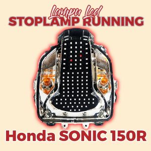 LAMPU STOPLAMP RUNNING SONIC 150 R LAMPU REM BELAKANG TINGGAL PASANG SONIC 150 LAMPU  VARIASI REM BELAKANG MOTOR