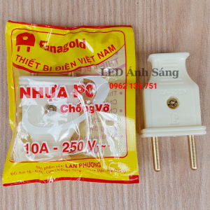 Phích cắm 4 ly - Phích Nối Âm nhựa ABS Fanagold