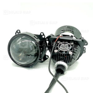 BILED 3 INCH DC 12V 50W PROJECTOR LED BLUE LENS PROJIE Lensa Lampu Depan LED Aksesori Mobil lampu depan proyektor Diode BILED WST 3 INCH Fiber Karbon