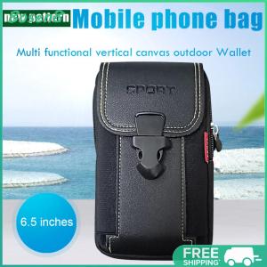 [wallet for men] จัดส่งภายใน 3 วัน Multi-Zipperเข็มขัดเอวผ้าแคนวาสBumกระเป๋าแบบพกพาโทรศัพท์มือถือกระเป๋าสะพายBumกระเป๋า
