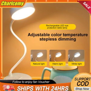 Led lamp students learning the lamp that shield an eye children bedroom cartoon berth lamp girl dormitory usb charging small desk lamp  1200mAh 360° Rotatable 3 color Infinite dimming  Eye Protection Reading Lamp Bedside Light