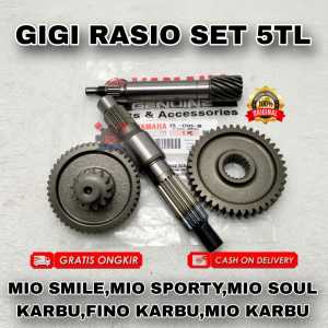 GIGI RASIO YAMAHA 5TL UNTUK MIO SMILE MIO SPORTY MIO SOUL KARBU FINO KARBU MIO KARBU ASLI YAMAHA YGP