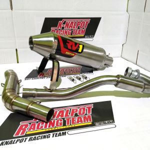 KNALPOT RV1 KLX DTRACKER CRF TRAIL MODIF RACING SUPERMOTO
