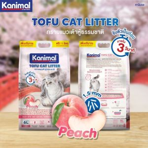 [10ลิตร] Kasty ทรายแมวเต้าหู้ ถั่วลันเตา ทรายแมวเต้าหู้ ธรรมชาติ100% ปราศจากน้ำหอมและสารเคมี ไร้ฝุ่น