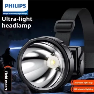Philips SFL1342 Headlamp LED Senter Kepala Sensor Rechargeable