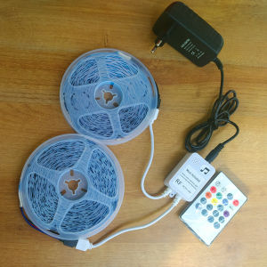 Angelila LED Strip Lights 10m 15m 20m 30m 40m in a Line RGB 5050 LED Smart WiFi Strips Light Color Changing Music Sync with Remote for Home Lighting Room Ceiling TV Kitchen Party