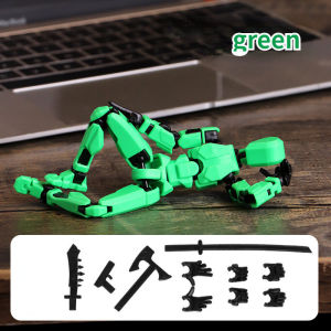 Lucky 13 Dummy Action Figure Multi Joint Movable Diy Assembly Model Articulated Doll Kids Birthday Gifts With Extra Parts