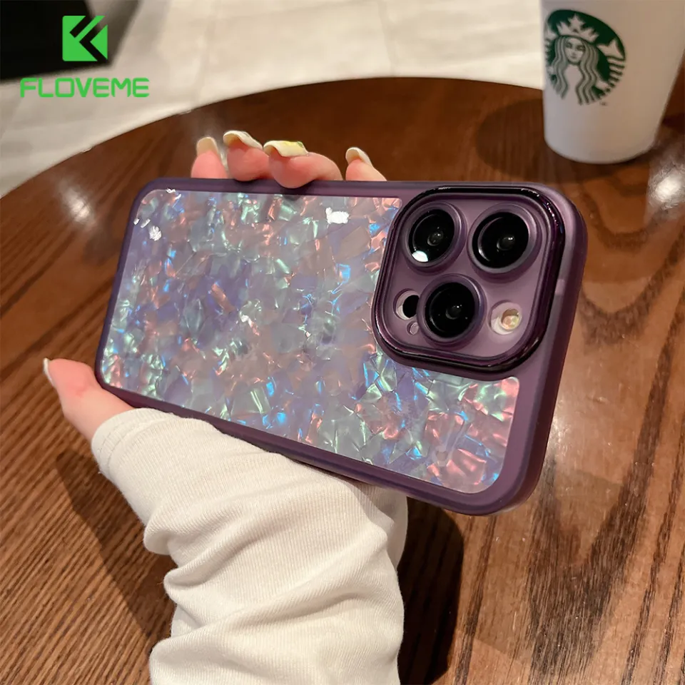 FLOVEME Luxury Marble Pattern Soft Phone Case For iPhone 15 14 13