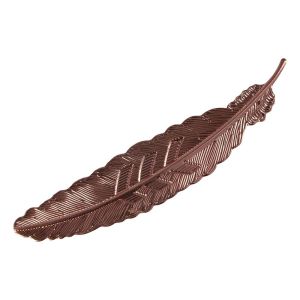 DGFDF Ethnic Style Metal Feather Bookmark Ins Retro Feather Pendants Bookmark Retro Bookmark Beautiful Bookmark Office School Supply