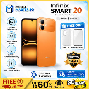 Infinix Smart 20 4G Smartphone brand new sealed set Mobile Phone  Local Set 2 Years Warranty with free gift