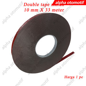 Perekat / Double Tape 3MM Merah 10 mm X 33 meter serupa 3M