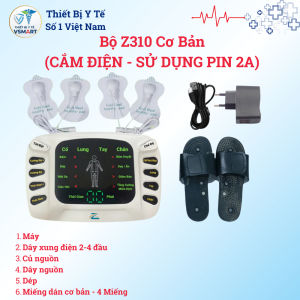 Máy xung điện toàn thân cao cấp YTK 309B Máy massage xung điện châm cứu giảm đau 8 chế độ massage 15 cấp cường độ
