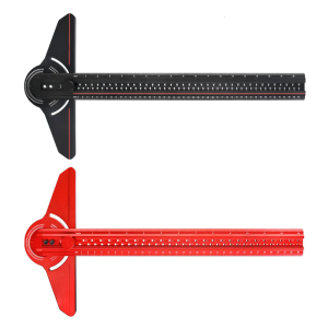 Woodworking Scriber Marking Line Ruler Angles Finder Multifunctional Aluminum Angles Gauges Protractor for Construction