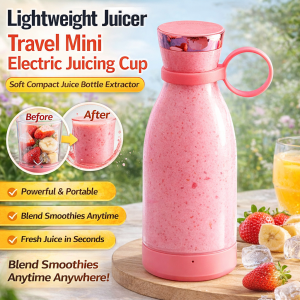 USB Portable Juicer Blender Mini Electric Juicer Cup Food Mixer Ice Crusher Multifunction Blender Cup Wireless Rechargeable