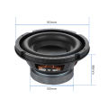 AIYIMA ลำโพงเบสทรงพลัง1ชิ้นขนาด6.5นิ้ว4Ohm 40W ซับวูฟเฟอร์สำหรับใช้ในครัวเรือนนำเสียงประกอบที่น่าตกใจ. 