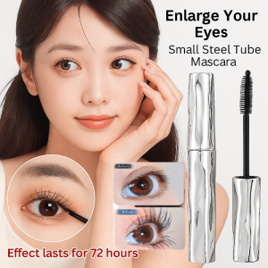 Professional Mascara For Long Lashes Waterproof & Smudge-Proof Formula Steel Tube Design Lasts 12+ Hours Without Flaking