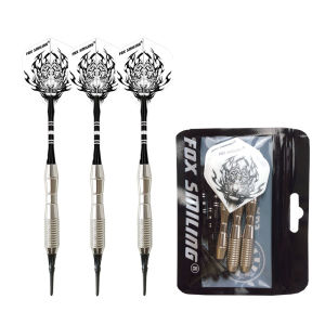 Fox Smiling 3PCS 18g Professional Iron Electric Soft Tip Darts With Aluminum Shaft