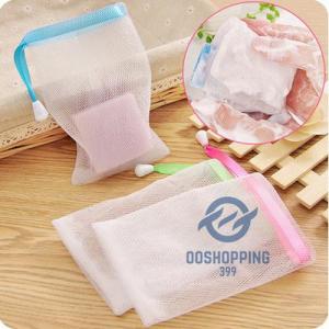 [1ชิ้น] ถุงใส่สบู่ ถุงตาข่ายตีฟอง ถุงใส่สบู่ตีฟอง OO99