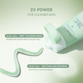 Dr.Leo Fresh Start 2X Hybrid Facial Cleanser 80ml Amino Acid Cleanser + Cleansing Clay Mask Deep Cleansing and Gentle Face Wash Oil Control Facial Wash Skincare. 