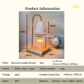 [Ready Stock] [Macaron] Scented Candle Warmer Lamp Electric Candle Burner Heater Battery Melting Wax  2/3 Wick Candle Cute Cheap Fragrance Malaysia 3 Pin Plug Dimmable Adjustable Brightness LED Light Night Sleep Bedroom Bedside Table Desk Decoration Gift. 