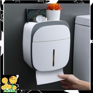 Toilet box Waterproof Toilet Tissue Paper Roll Holder Wall Mount Storage Box Kotak Tandas