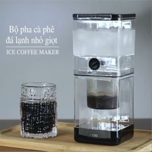Bình thủy tinh pha cà phê lạnh Cold Drew coffee maker - Bộ pha cà phê lạnh Cold Drip nhỏ giọt 500ml