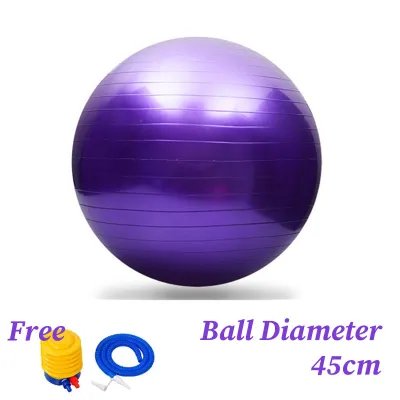 【Free Pump】55-85cm Gym Ball Yoga Ball Balance Ball Exercise Ball Fitness Balls Pilates Workout Ball
