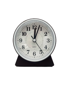 Round Alarm Clock Fashion Quartz Alarm Clock Loud Sound Analogue Desk Bed Home Office/ Jam Tidur Loceng