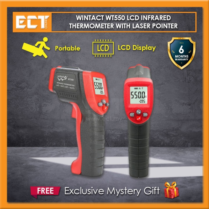 Etekcity Infrarood thermometer -50 tot 610 °C, digitale IR-pyrometer