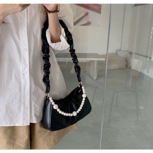 Tas selempang Bahu Kulit Wanita Tas Hp Cewek Mini Pearl Bag GC 8538 terlaris kekinian
