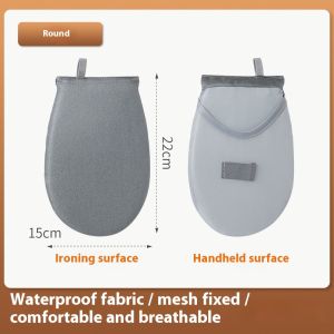 PaulWeekend Mini Ironing Board Handheld Pad for Clothes Wrinkle-Free Modern Design