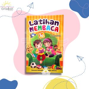 Buku Latihan Membaca Jilid 1a dan 1b untuk PAUD TK SD