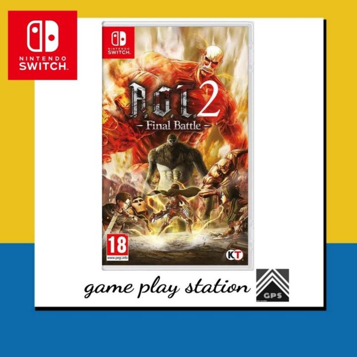 Final Battle Nintendo Game Attack On Titan On Nintendo Switch