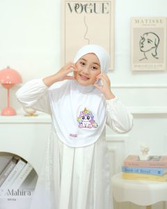 Daffi Hijab Anak Mahira Kids Terbaru 2023 Jilbab Instan Jersey Kerudung Terlaris